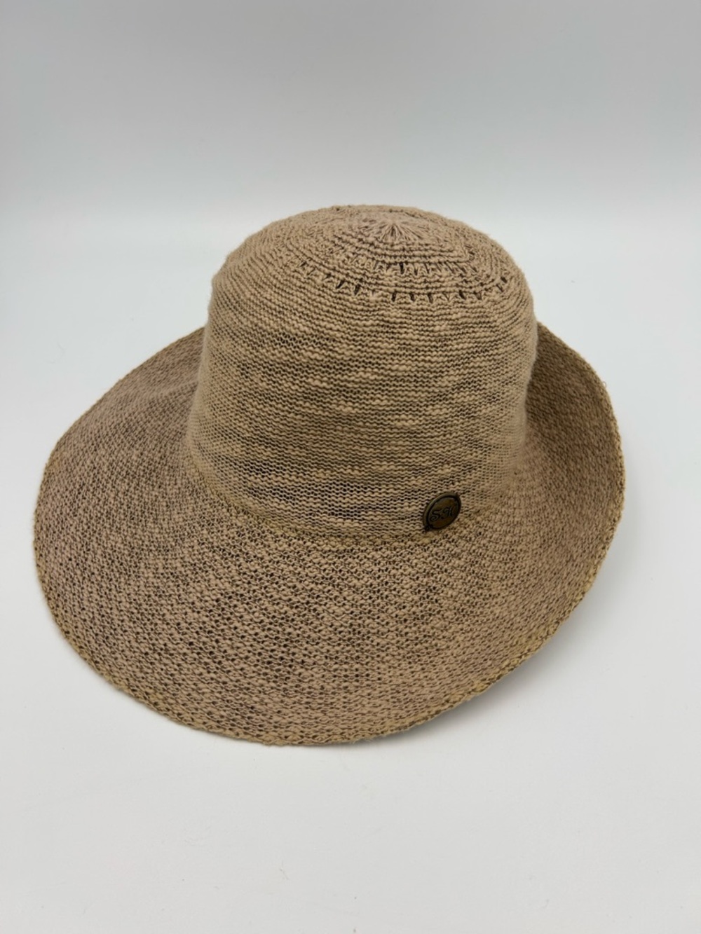Shihreen Fedora Wide Brim Women’s Sun Hat - Tan